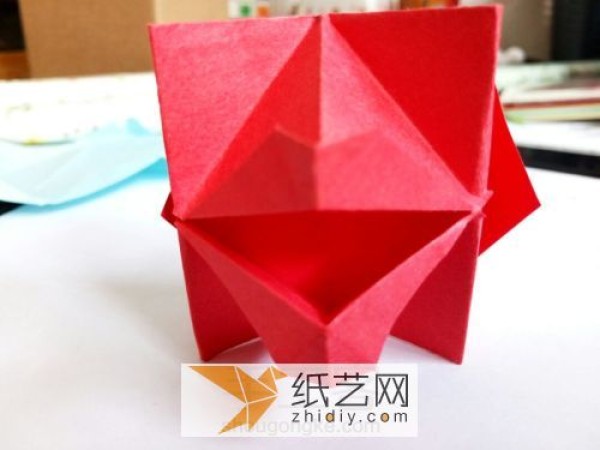 DIY explosive box mechanism three-dimensional kissing mouth graphic tutorial