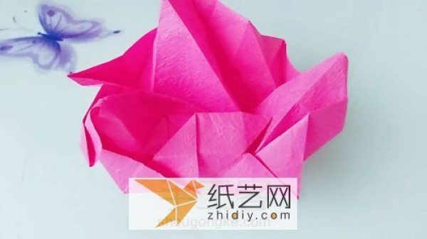 How to fold the super beautiful origami Kawasaki rose