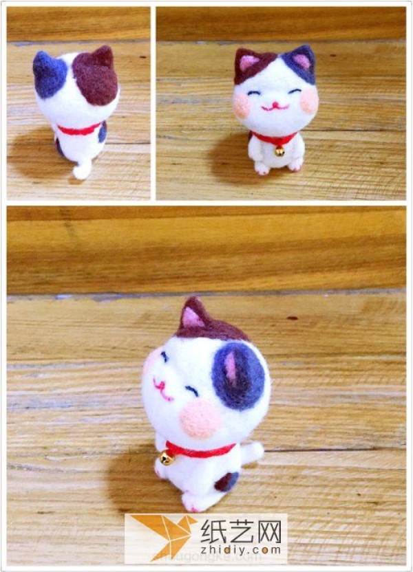 Give Lucky Cat as a New Year Gift. Illustrated Tutorial on Making Lucky Cat from Wool Felt