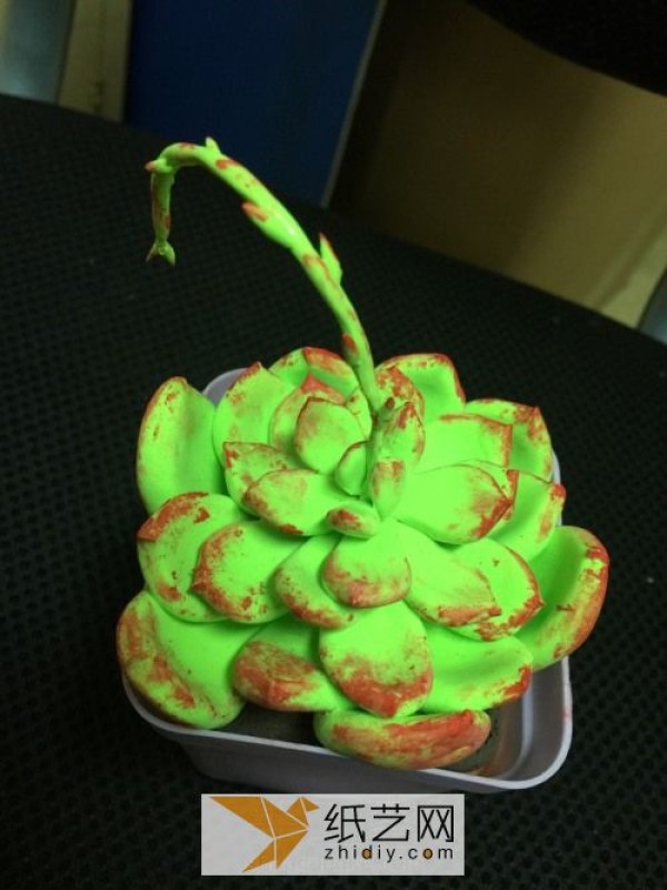 Super simulated succulents made from ultra-light clay. This is the Teacher’s Day gift.