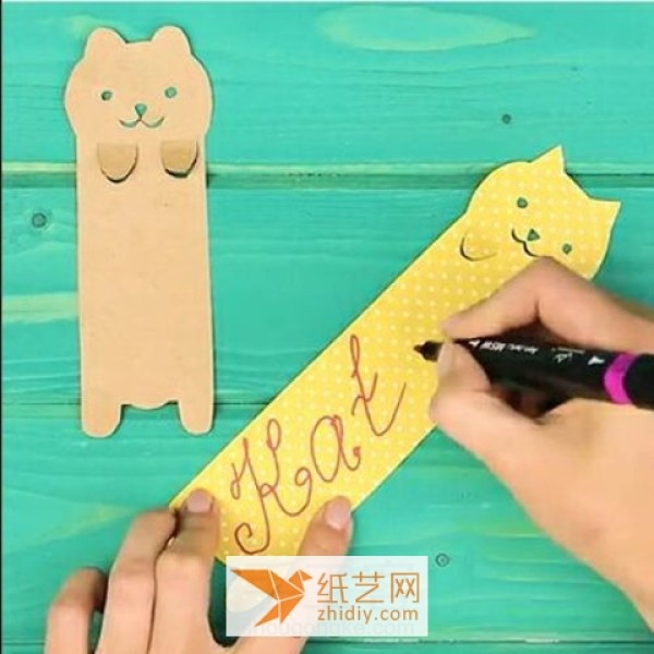 Tutorial on making cute animal-shaped bookmarks as New Year gifts