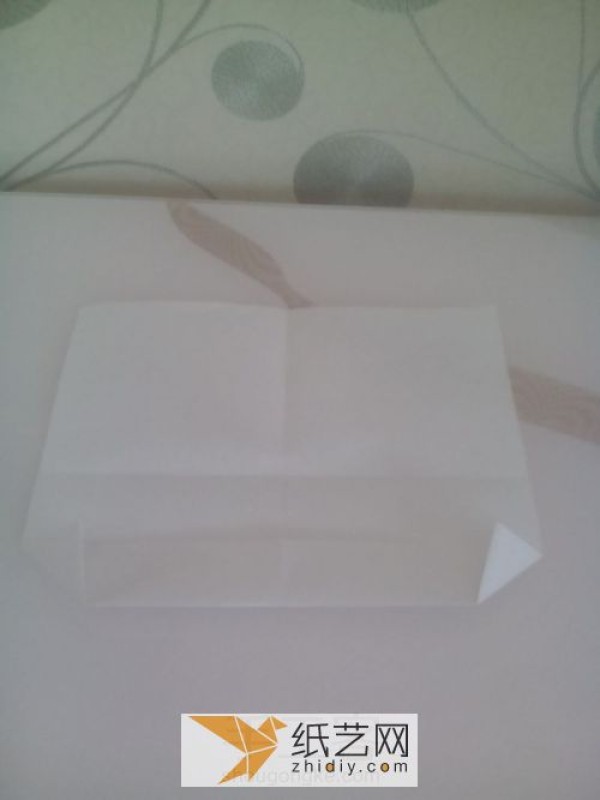 The most basic origami envelope for Valentine’s Day cards