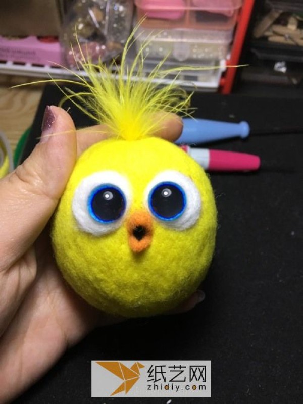 Wool felt little yellow bird Children’s Day gift released