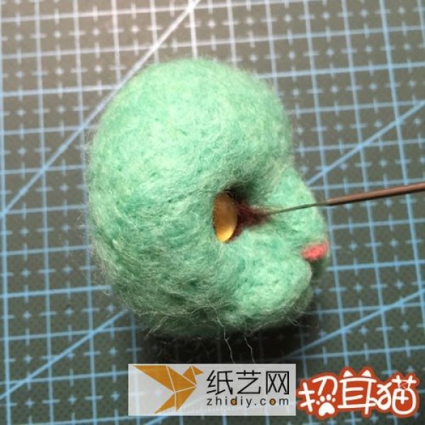 Wool felt handmade illustrated tutorial teaches you how to make a wool felt kitten (translated)