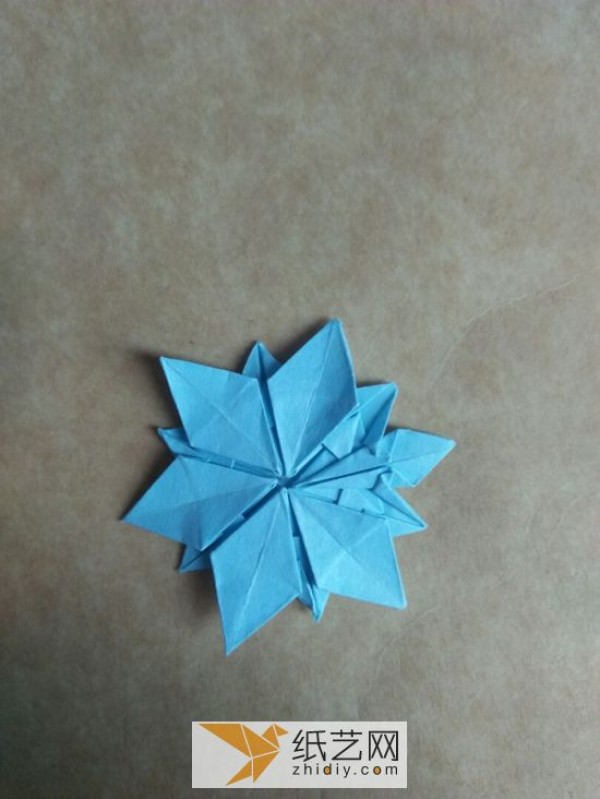 You can also fold a piece of paper into three-dimensional snowflakes!