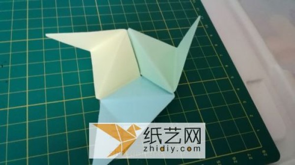 Cute origami rice dumplings, a small decoration for the Dragon Boat Festival