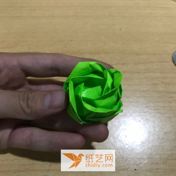 Origami roses more beautiful than Kawasaki roses