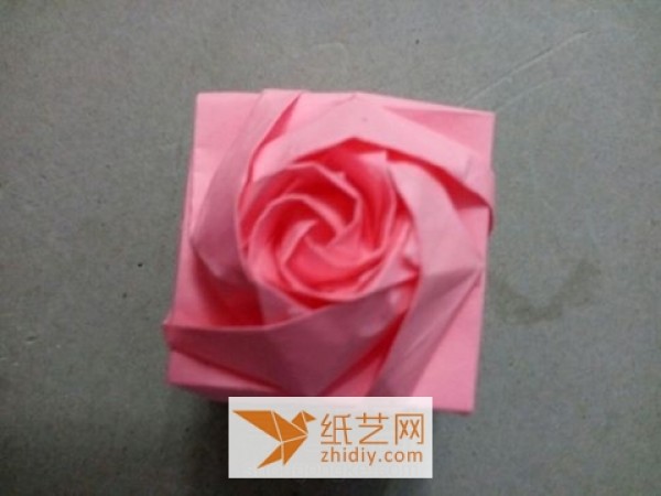 Origami Rose Valentines Day Gift Box Making Tutorial