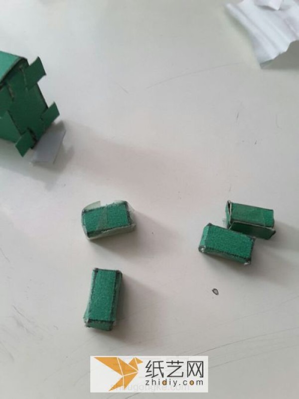 Paper model creeper Minecraft game peripherals