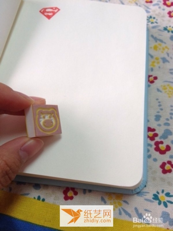 Teach you how to use rubber stamps to decorate your ledger