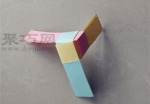 How to fold a paper dragonfly. Use three small paper strips to make origami bamboo dragonfly windmill.