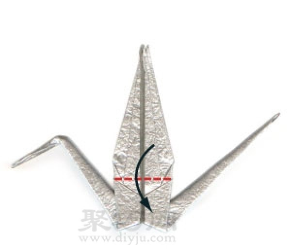 Advanced paper crane folding method Learn to fold paper crane step by step