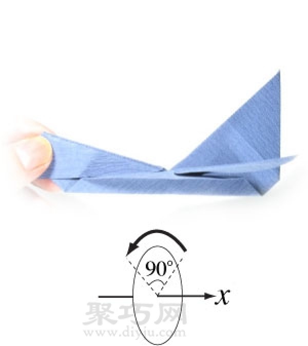 How to fold a jet fighter. Let’s fold a jet aircraft.