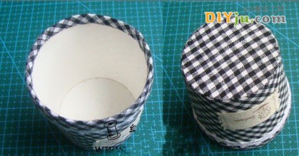 Turn disposable paper cups into treasure with DIY fabric flower pots