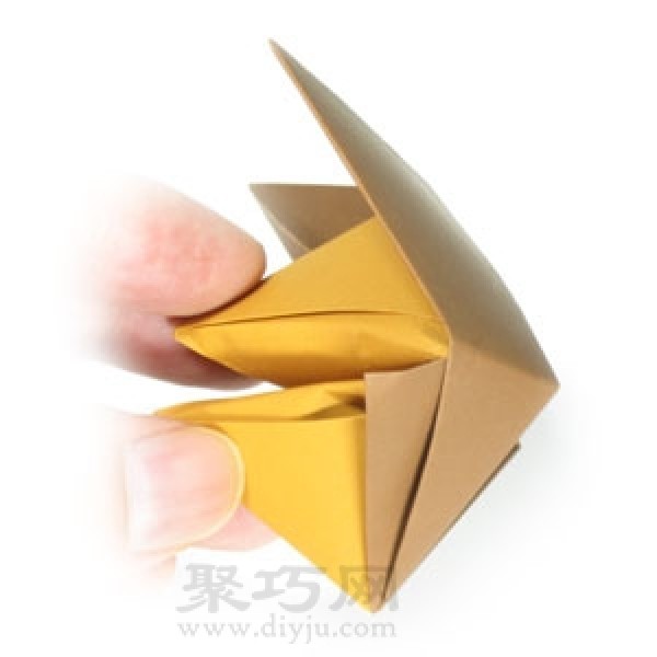 Origami Talking Fox Illustrated Tutorial