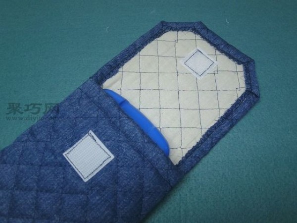 Mini mobile phone bag hand-making tutorial teaches you how to make a mobile phone clamshell bag