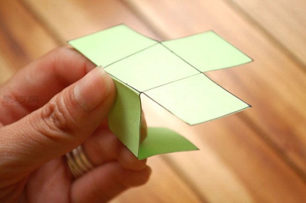 How to fold a cube box with paper 3D cube origami tutorial