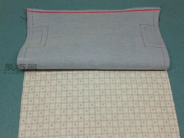 DIY rectangular portable denim bag detailed tutorial teaches you how to make a cosmetic bag by hand