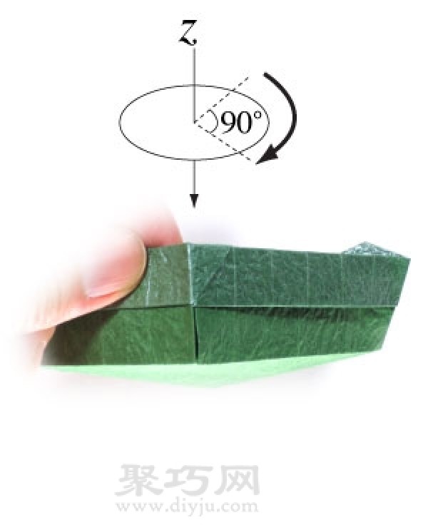 Origami candy box folding method is simple and beautiful