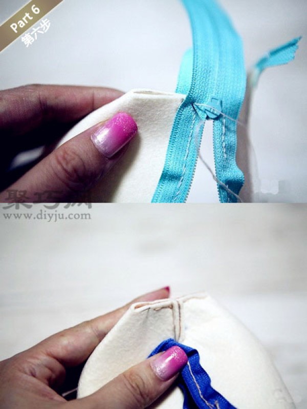 Handmade fabric sewing kit tutorial teaches you how to DIY a sewing kit