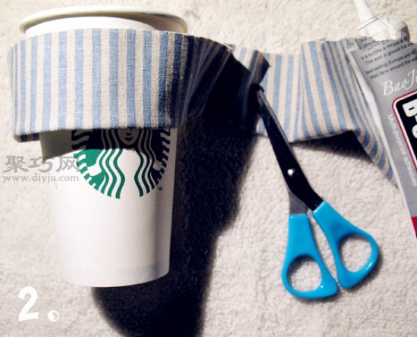 Disposable paper cup waste recycling DIY handmade paper cup flower pots