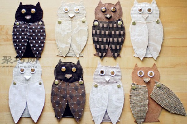 DIY Creative Wall Decoration Owl Fabric Wall Decoration Making Tutorial