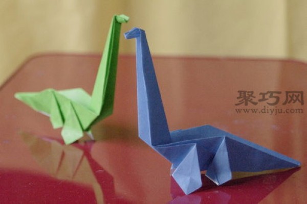 How to make an origami giraffe origami dinosaur with illustrated tutorials