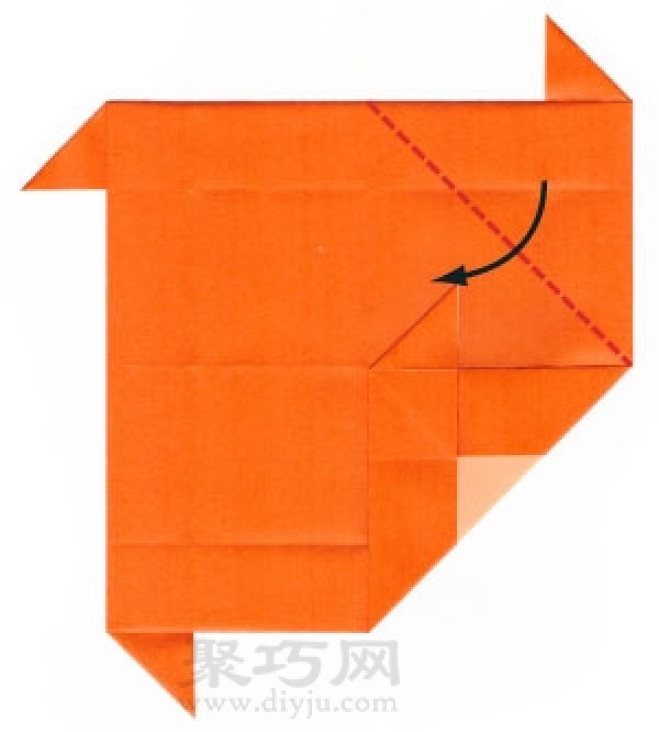 How to fold an origami flower-shaped envelope