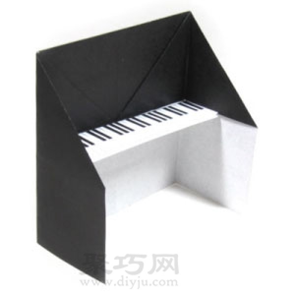 How to fold a hand-made origami piano Tutorial on simple origami piano