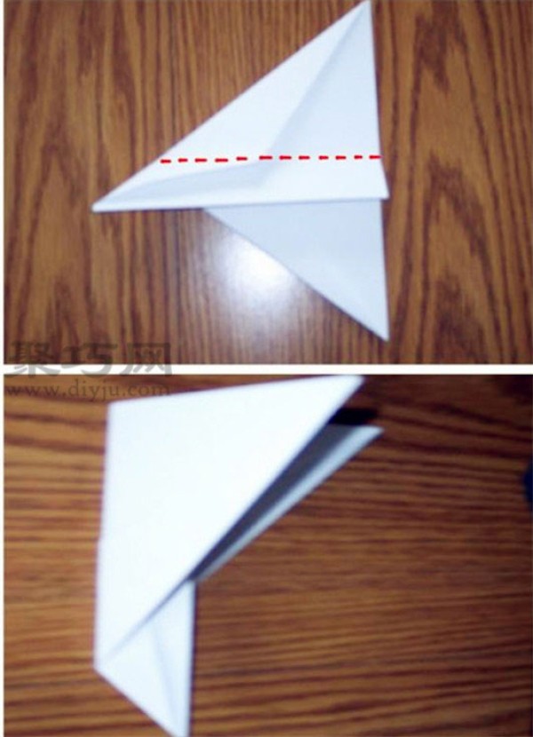 Illustration of how to fold the F14 fighter jet. How to fold the Tomcat F14 paper plane.