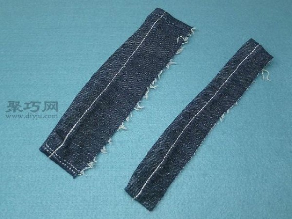 Jeans handmade modification tutorial teaches you how to make exquisite denim floral decorations