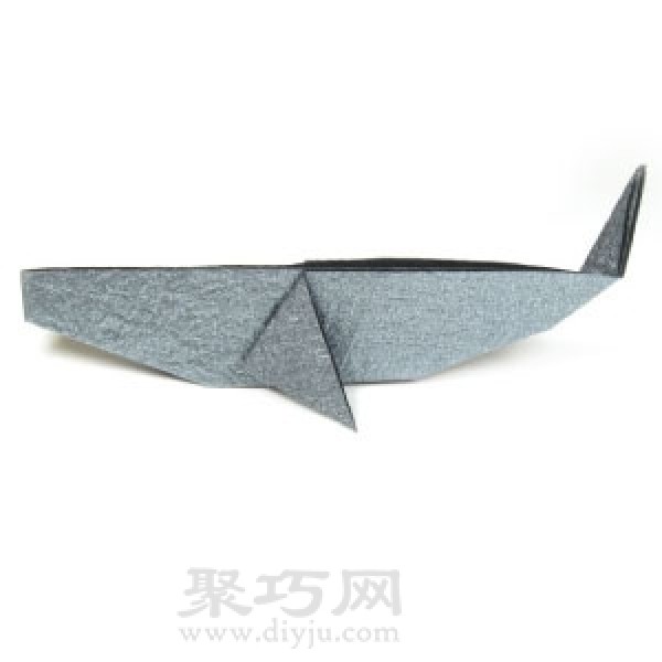 Simple whale origami tutorial, small class whale origami lesson plan