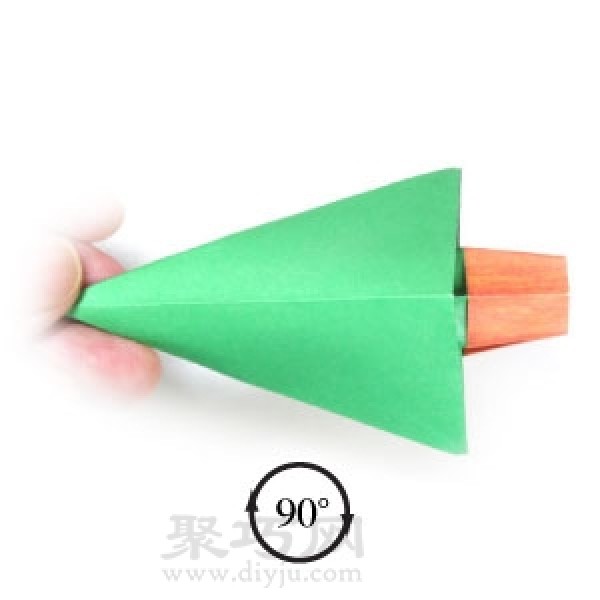 3D Origami Christmas Tree Illustrated Tutorial