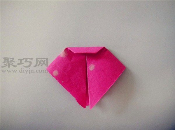 Origami lesson plan for kindergarten class: Origami seven-star ladybug How to fold seven-star ladybug