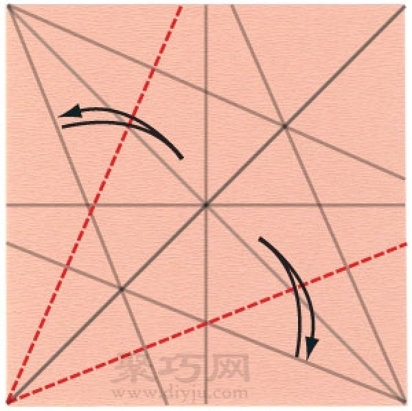 Origami face folding steps