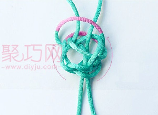 Introductory Tutorial on Chinese Knot: Illustration of How to Knit the Caijing Knot