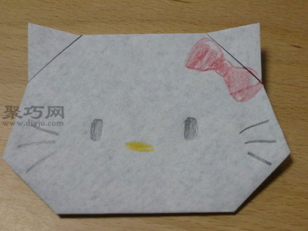 How to fold hello kitty origami. Teach you how to fold hello kitty.