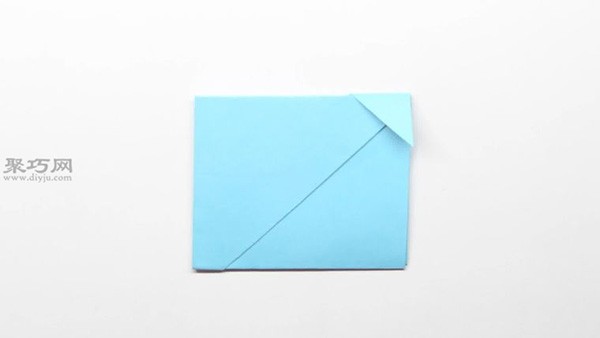 How to fold a rectangular note, fold a note picture tutorial