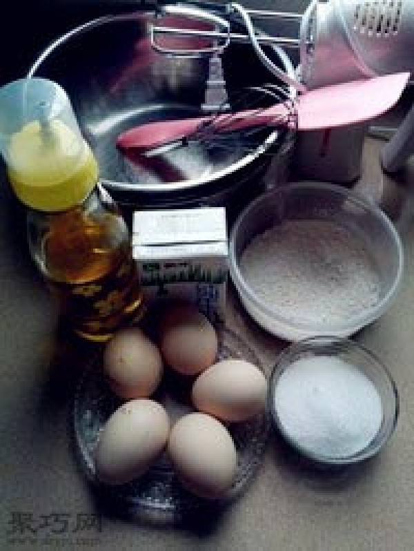 How to make soft chiffon cupcakes without shrinkage. Ingredients ratio for eight-inch chiffon cakes