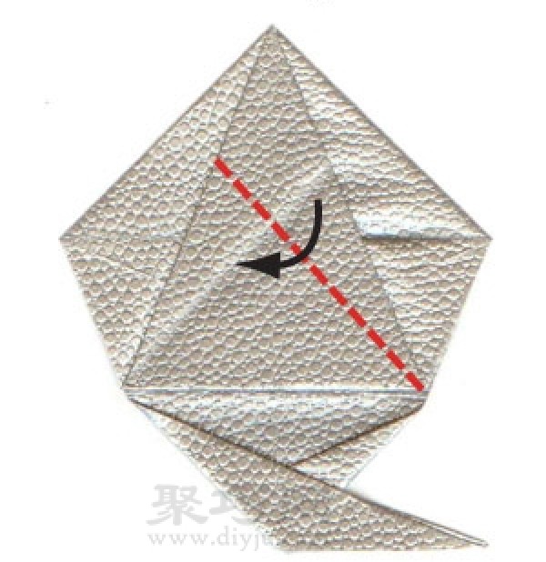 How to fold the big mouth fish origami step by step diagram