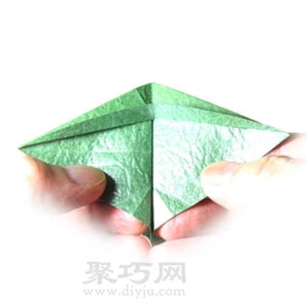 Basic origami folding method: sepals