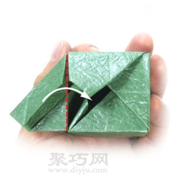 Simple and practical origami hollow cube illustration tutorial