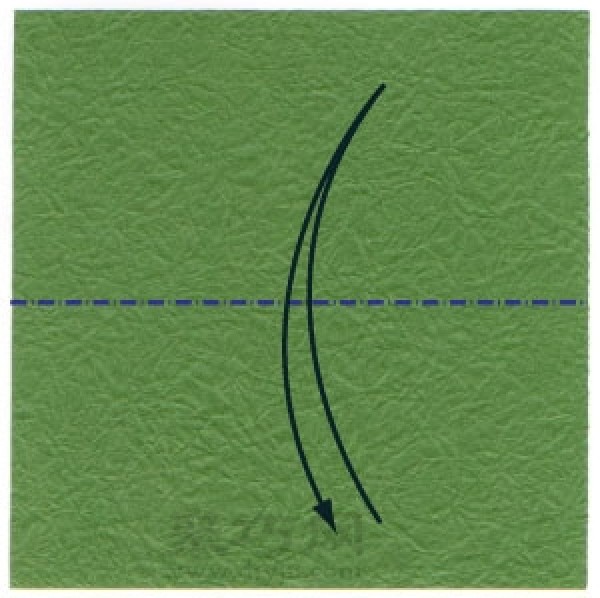 Illustration of the steps for making a tall rectangular origami box