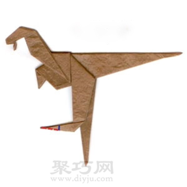 Origami Velociraptor Folding Steps