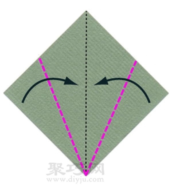 How to fold an origami octagonal plate