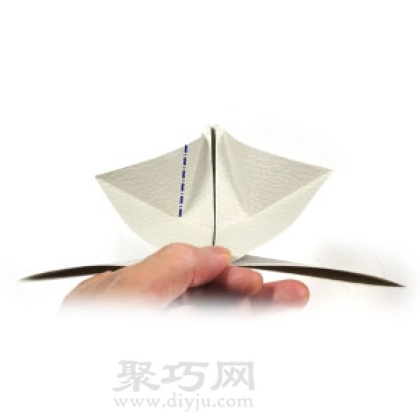 Big-eared elephant origami steps