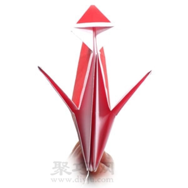 Santa Claus origami three-dimensional tutorial teaches you to fold a standing Santa Claus