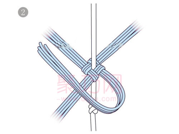 Illustrated tutorial on how to weave Chinese knots with auspicious spikes