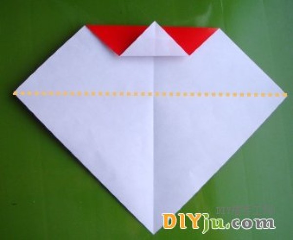 Very cute Santa Claus origami method + illustrated tutorial