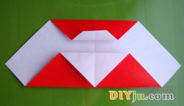 Very cute Santa Claus origami method + illustrated tutorial